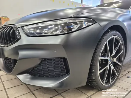BMW 840i 앞범퍼 사고로 인하여 수리후 사고랩핑 / 고양, 일산, 김포, 파주