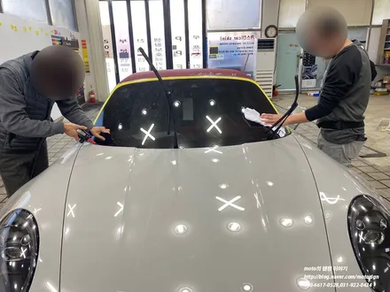 911 카레라4GTS 전체PPF/윈드쉴드/소프트탑코팅/PPF유리막코팅 작업 일산모토자인 / 고양, 일산, 김포, 파주