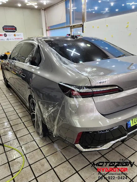 일산PPF BMW 740i 전체PPF 시공으로 도장면 보호와 차량관리를 편리하게 PPF 랩핑 전문점 모토자인 / 고양 일산서구