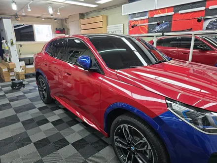 BMW X2 레드 메탈릭 전체랩핑 / 고양 일산서구