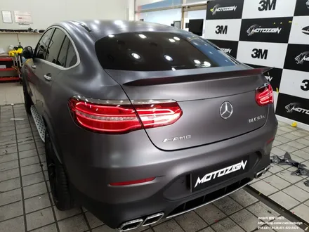 벤츠 GLC63AMG 사틴그레이 전체랩핑 - 일산/파주/운정/고양/김포 PPF랩핑 전문샾 모토자인 / 고양 일산서구