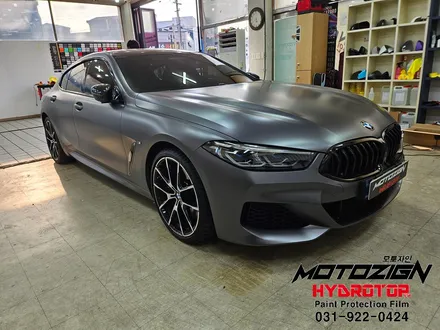 bmw 840i  사틴다크그레이 전체랩핑 일산 파주 김포 랩핑 ppf 전문점 모토자인 / 고양 일산서구