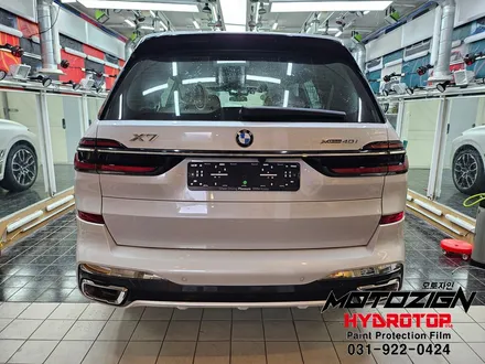 일산 BMW X7 크롬딜리트와 라이트필름으로 블랙베젤느낌을 ...랩핑 전문점 모토자인 / 고양 일산서구