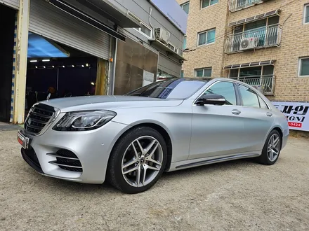 일산 덕이동 모토자인 본점 벤츠 S350 알루미늄 화이트로 랩핑했습니다 / 고양 일산서구