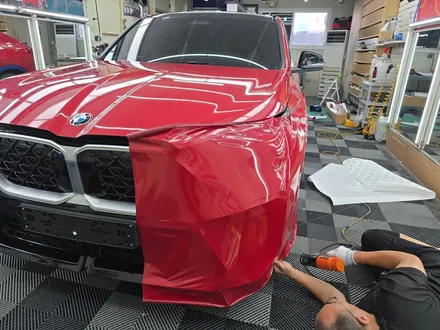 BMW X2 레드 메탈릭 전체랩핑 / 고양 일산서구