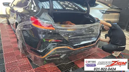 일산 PPF BMW 850i 사고나면 PPF는 어떻게 처리될까요???모토자인해법 / 고양 일산서구