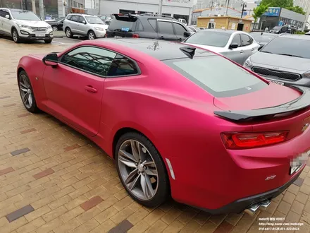 일산 카마로SS  [MACtac] FlexChrome Cherry Red | 무광 크롬 체리 레드 전체랩핑 / 고양 일산서구