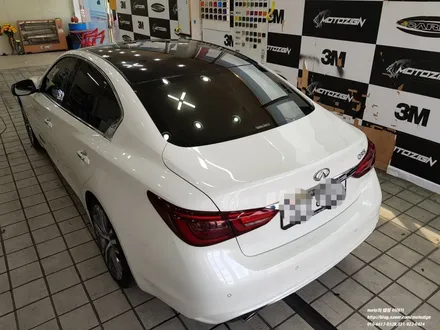 일산 인피니티 Q50S 루프스킨/그릴 블랙유광 랩핑 / 고양 일산서구