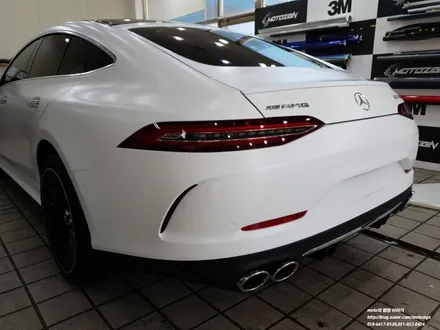 벤츠 gt43amg 사틴 화이트 전체랩핑 -일산/파주/운정/고양/김포 ppf랩핑 전문샾 모토자인 / 고양 일산서구