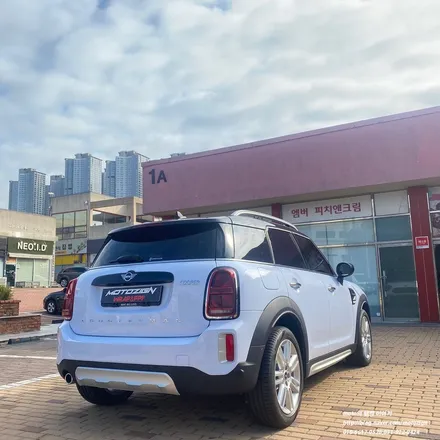 미니컨트리맨 클라우드 블루 전체랩핑으로 색상 변경 [일산 파주 운정 고양 김포 PPF 랩핑 전문샾 모토자인] / 고양, 일산, 김포, 파주