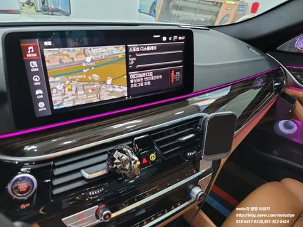 일산랩핑 BMW 520i 실내 우드에서 카본블랙 랩핑으로 색상변경[일산 파주 운정 고양 김포 PPF 랩핑 전문샾 모토자인] / 고양, 일산, 김포, 파주