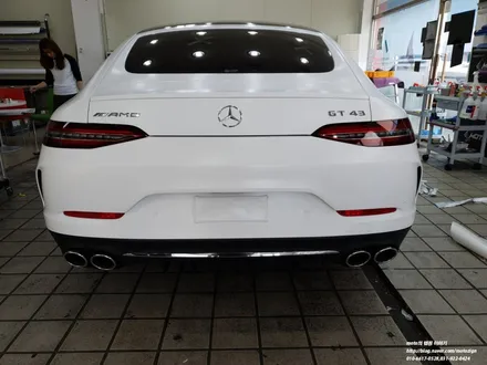 벤츠 gt43amg 사틴 화이트 전체랩핑 -일산/파주/운정/고양/김포 ppf랩핑 전문샾 모토자인 / 고양 일산서구