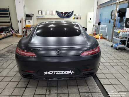 벤츠 AMG GT 화이트에서 사틴 블랙으로 색상변경 / 고양 일산서구