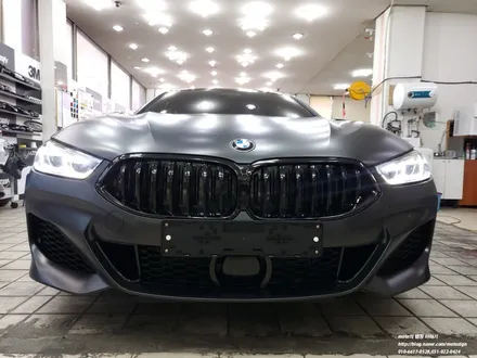 일산 BMW 840i 세틴 블랙 락그레이 메탈릭 전체랩핑 / 고양 일산서구