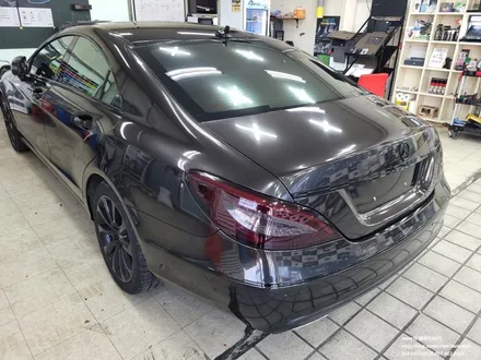 일산 벤츠 CLS250 에이버리 글로시 블랙 메탈릭 전체랩핑+크롬죽이기 / 고양 일산서구