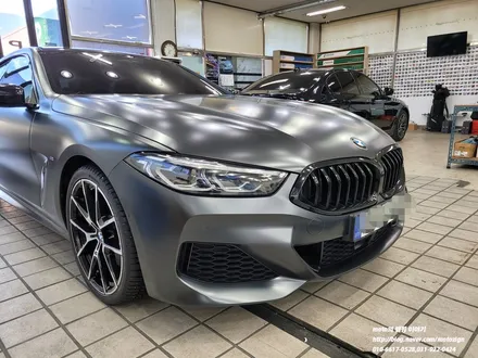 BMW 840i 앞범퍼 사고로 인하여 수리후 사고랩핑 / 고양, 일산, 김포, 파주