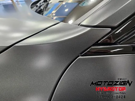 파주 일산 BMW i4 사틴블랙락그레이 전체랩핑으로 색상 변경 모토자인 / 고양, 일산, 김포, 파주