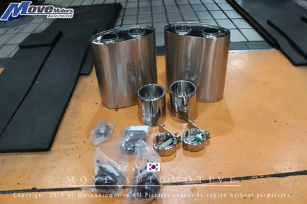 [아우디 TT 커스텀배기]가변배기/듀얼배기/원형팁/머플러팁/커스텀 가변배기/JSR퍼포먼스/자동차 구조변경/부산 기장 정관 신도시 자동차 배기튜닝샵 무브모터스 / 부산 기장군