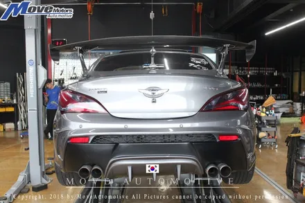 [제네시스 쿠페 380GT M&S 리어댐 튜닝]/부산 젠쿱 튜닝샵/제네시스 쿠페 바디킷/M&S디퓨져/부산 BK매니아 협력업체/울산+경남+부산 튜닝샵/보험처리/판금,도색/사고차수리 / 부산 기장군