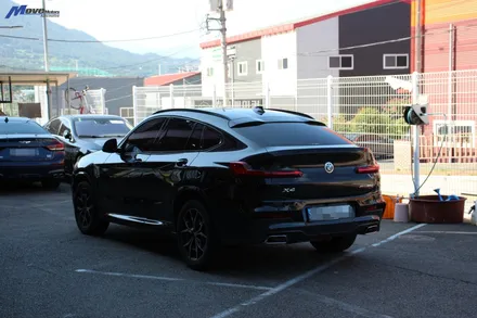 [BMW X4 20d] 550 스타일 실버 듀얼 사각팁 / 부산 기장군