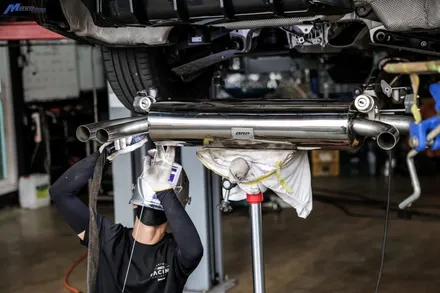[BMW G30 530i LCi] 아우라에스 ARP 가변배기 튜닝 + M5 스타일 카본 디퓨져 + 카본 듀얼 머플러 튜닝 / 부산 ARP 가변배기 장착점 무브모터스 / 부산 기장군