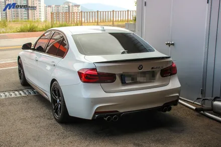 [BMW F30 330i] 아우라에스 ARP 가변 듀얼 배기 튜닝 + 카본 수전사 M퍼포먼스 듀얼 디퓨져 / 부산 BMW ARP가변배기 튜닝샵 / 부산 배기 구조변경 무브모터스 / 부산 기장군