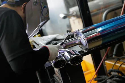 [BMW G29 Z4 M40i] ARP 가변 듀얼 머플러 타원형 실버팁 장착 / 부산 기장군