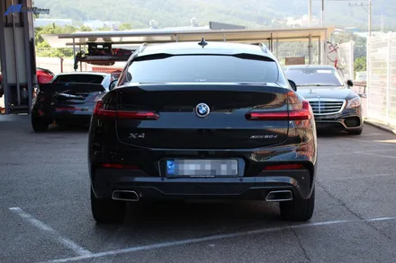 [BMW X4 20d] 550 스타일 실버 듀얼 사각팁 / 부산 기장군