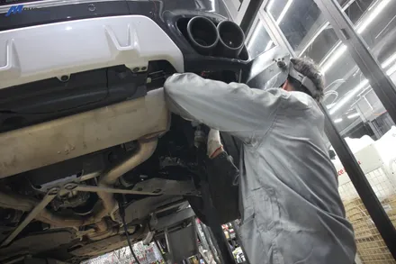 [BMW G06 X6 30d] 무광 카본 원형 듀얼 머플러팁 / 부산 기장군