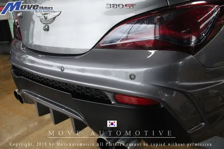[제네시스 쿠페 380GT M&S 리어댐 튜닝]/부산 젠쿱 튜닝샵/제네시스 쿠페 바디킷/M&S디퓨져/부산 BK매니아 협력업체/울산+경남+부산 튜닝샵/보험처리/판금,도색/사고차수리 / 부산 기장군