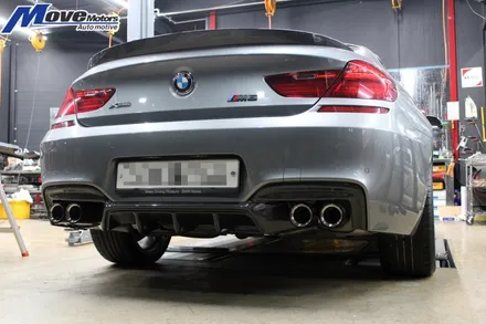 [BMW F06 6시리즈 그란쿠페 카본디퓨져 카본 머플러팁]F12/F13/M6/JSR퍼포먼스/JSR카본팁/듀얼팁/커스텀배기/울산 양산 김해 부산 해운대 기장 정관 배기전문 튜닝샵 / 부산 기장군