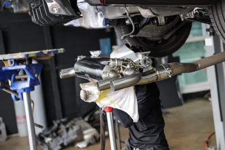 [BMW G30 530i LCi] 아우라에스 ARP 가변배기 튜닝 + M5 스타일 카본 디퓨져 + 카본 듀얼 머플러 튜닝 / 부산 ARP 가변배기 장착점 무브모터스 / 부산 기장군
