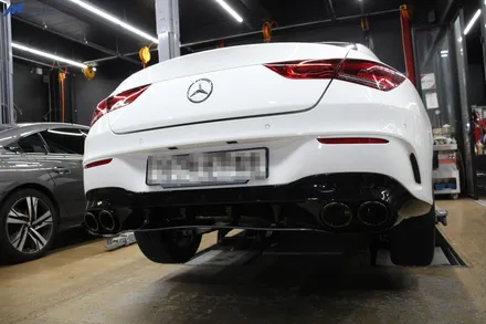 [벤츠 CLA250] CLA45s AMG 바디킷 개조 + 커스텀 가변 머플러 튜닝 / 부산 기장군