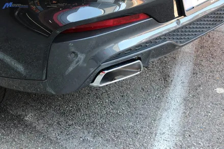 [BMW X4 20d] 550 스타일 실버 듀얼 사각팁 / 부산 기장군