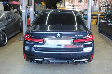 M5룩 디퓨져 + ARP 가변배기튜닝 / BMW / 530e (G30) / 부산 기장군