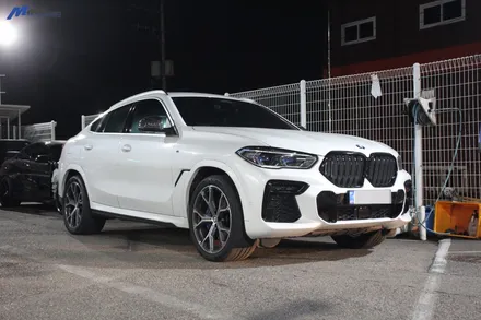 [BMW G06 X6 30d] 무광 카본 원형 듀얼 머플러팁 / 부산 기장군
