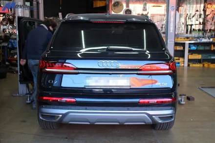 [아우디 Q7 45 TDI] JSR져스트 사운드부스터 엑티브 사운드 장착 디젤 엔진에서도 슈퍼카 배기음 가능 / 부산 기장군