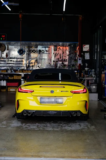 [BMW G29 Z4 M40i] ARP 가변 듀얼 머플러 타원형 실버팁 장착 / 부산 기장군