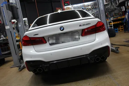 [BMW G30 540i] ARP 전자식 가변배기 + JSR퍼포먼스 카본 듀얼 머플러팁 / 부산 기장군