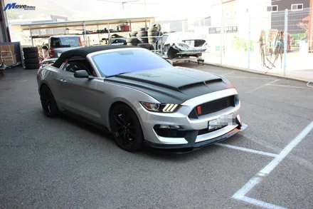 [포드 머스탱 GT 5.0] 프론트 범퍼 사고 수리 / 쉘비 GT 350R 버전 개조 프론트 범퍼 도색 장착 / 부산 기장군