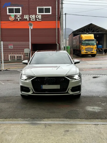 [아우디 C8 A6] RS6룩 프론트 그릴 안개등 커버 장착 / 부산 기장군
