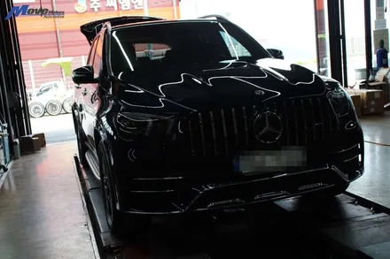 [벤츠 GLE 450] JSR 져스트 사운드부스터 장착 저음스피커2발 고음스피커1발 / 부산 + 경남 + 울산 + 양산 벤츠 사운드부스터 장착점 무브모터스 / 부산 기장군