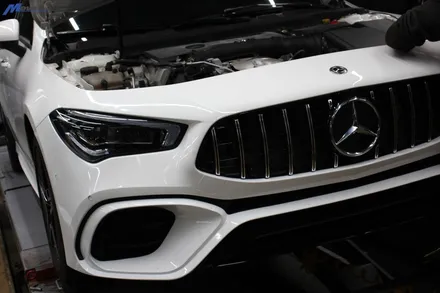 [벤츠 CLA250] CLA45s AMG 바디킷 개조 + 커스텀 가변 머플러 튜닝 / 부산 기장군