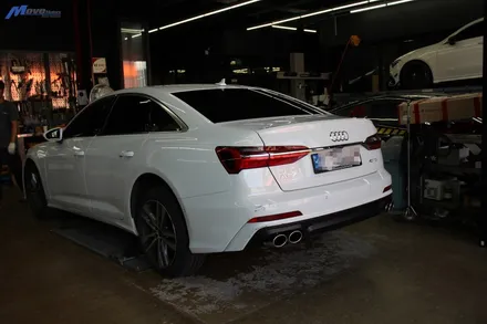 [아우디 A6 TDI] S6 룩 듀얼 디퓨져 장착 / 부산 기장군