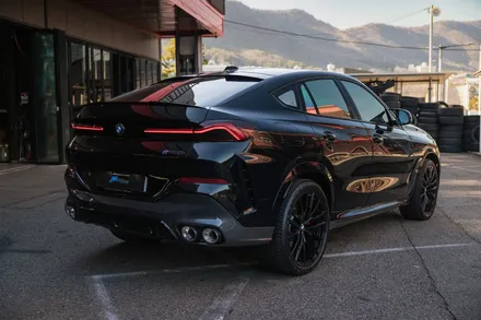 [BMW G06 X6 M60i LCI] JSR퍼포먼스 커스텀 가변배기 / 카본 듀얼 원형 머플러팁