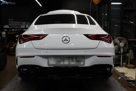 [벤츠 CLA250] CLA45s AMG 바디킷 개조 + 커스텀 가변 머플러 튜닝 / 부산 기장군