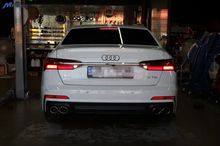 [아우디 A6 TDI] S6 룩 듀얼 디퓨져 장착 / 부산 기장군