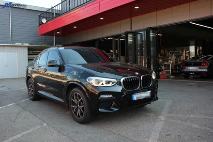 [BMW X4 20d] 550 스타일 실버 듀얼 사각팁 / 부산 기장군
