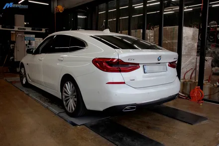 [BMW 6GT 640d] 원형팁에서 M팩 순정 사각팁 이식 / 부산 기장군