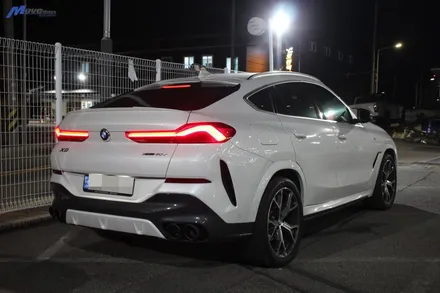 [BMW G06 X6 30d] 무광 카본 원형 듀얼 머플러팁 / 부산 기장군